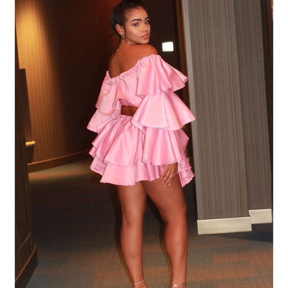 Pink Ruffleta 2 pc skirt set 💞 - Picture 3 of 10